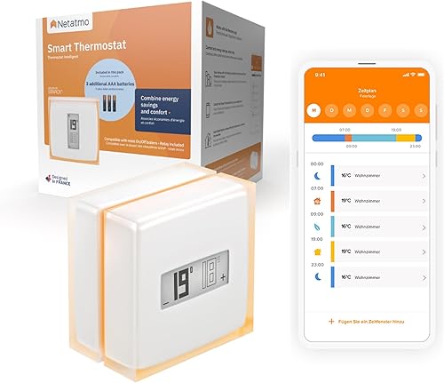 Netatmo termostato inteligente WiFi compatible con HomeKit