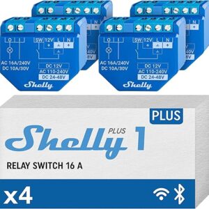 Shelly Plus 1 — Relé WiFi Inteligente